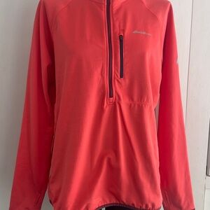 Eddie Bauer Women's Red Textured Pullover